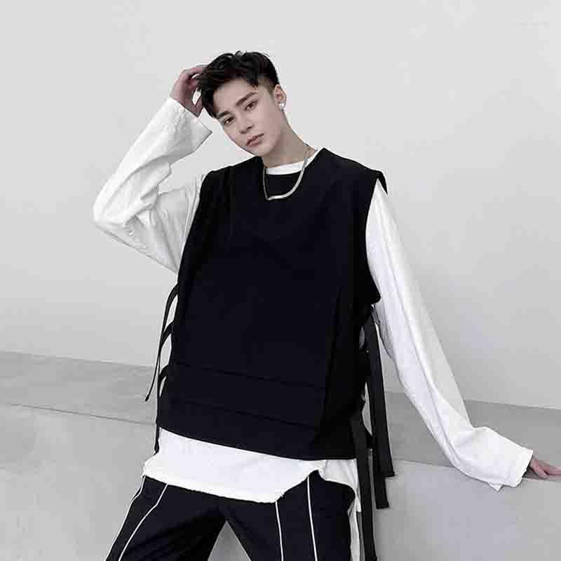 Men' Vests Work Clothes Functional Style Tactical Sleeveless Vest Ins Individual Big Pocket Versatile Men' Dark Coat Trend DJ, Black
Men' Vests Work Clothes Functional Style Tactical Sleeveless Vest Ins Individual Big Pocket Versatile Men' Dark Coat Trend DJ, Black