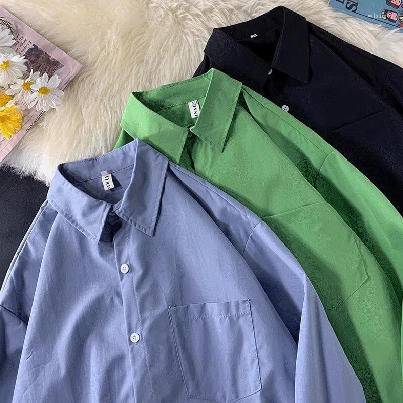 Men's Casual Shirts Autumn Solid Color Vertical Long Sleeve Shirt Men's And Women Retro 90s Hong Kong Style All-match Handsome Outerwear, White
Men's Casual Shirts Autumn Solid Color Vertical Long Sleeve Shirt Men's And Women Retro 90s Hong Kong Style All-match Handsome Outerwear, White