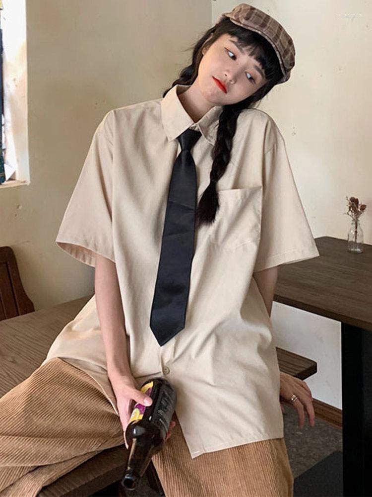 Women' Blouses Oversize Women Shirt With Tie Chic Korean Fashion Blouse Shirts Turn Down Collar Button Up Casual Student Top Blusas Mujer, Long sleeve black
Women' Blouses Oversize Women Shirt With Tie Chic Korean Fashion Blouse Shirts Turn Down Collar Button Up Casual Student Top Blusas Mujer, Long sleeve black
