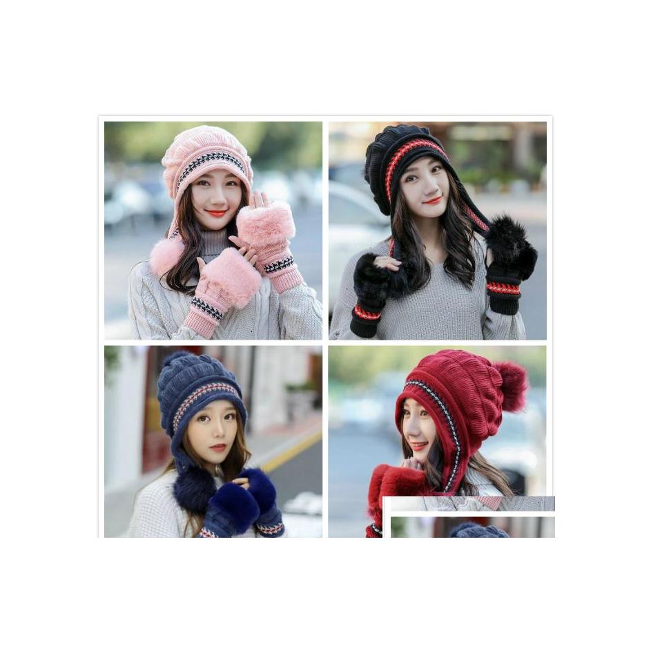 Beanie/Skull Caps 1 Setis2Pcs Winter Knit Hat Set Skl Caps Gloves 2Piece Suit Thick Wool Women Beanie Sets Solid Slouchy Warm Outdoo Dhgf2, Randomly send color
Beanie/Skull Caps 1 Setis2Pcs Winter Knit Hat Set Skl Caps Gloves 2Piece Suit Thick Wool Women Beanie Sets Solid Slouchy Warm Outdoo Dhgf2, Randomly send color