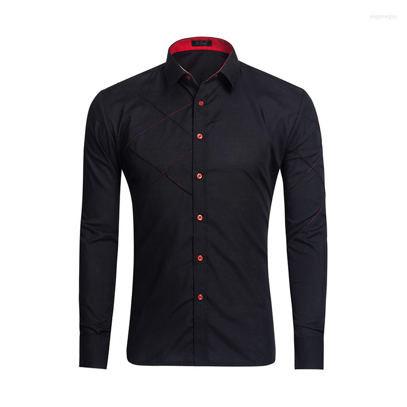 Men' Dress Shirts Slim Fit Casual Men Shirt Classical Solid Color Stylish Long Sleeve Camisa Masculina Wedding Man Camisas, Blue
Men' Dress Shirts Slim Fit Casual Men Shirt Classical Solid Color Stylish Long Sleeve Camisa Masculina Wedding Man Camisas, Blue