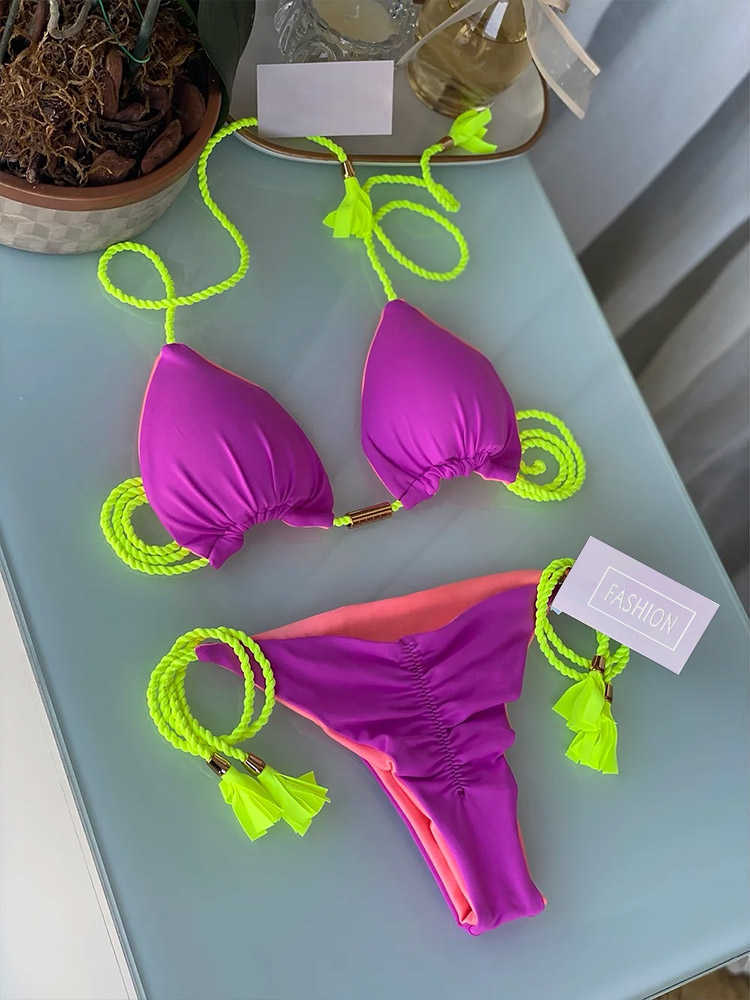 Bras Sets COOBBU Bikini Set 2022 Swimwear Swimsuit Suit Woman Sexy Bathing Suits Two-Piece Bikinis Triangle Bandage Brazilian Biquini NEW T221206, Pk2
Bras Sets COOBBU Bikini Set 2022 Swimwear Swimsuit Suit Woman Sexy Bathing Suits Two-Piece Bikinis Triangle Bandage Brazilian Biquini NEW T221206, Pk2