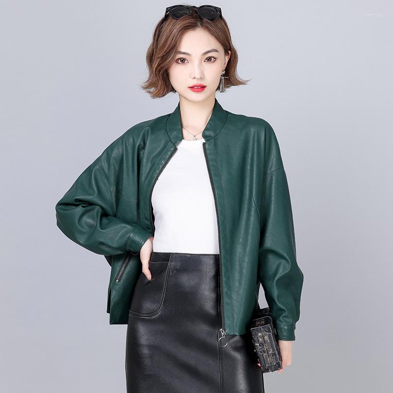 Women's Leather Genuine Real Temperament Coat Women's Autumn Dress Fashion Middle-aged Jacket Loose Haining Sheepskin, Vine 229 black
Women's Leather Genuine Real Temperament Coat Women's Autumn Dress Fashion Middle-aged Jacket Loose Haining Sheepskin, Vine 229 black