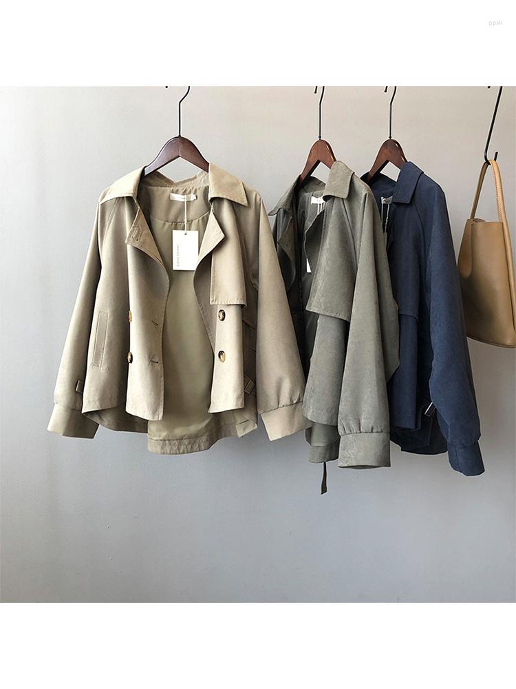 Women's Trench Coats Autumn Winter Elegant Chic Jacket Women 2022 Solid Korean Fashion Short Women's Loose Long Sleeve Vintage Clothes, Khaki
Women's Trench Coats Autumn Winter Elegant Chic Jacket Women 2022 Solid Korean Fashion Short Women's Loose Long Sleeve Vintage Clothes, Khaki