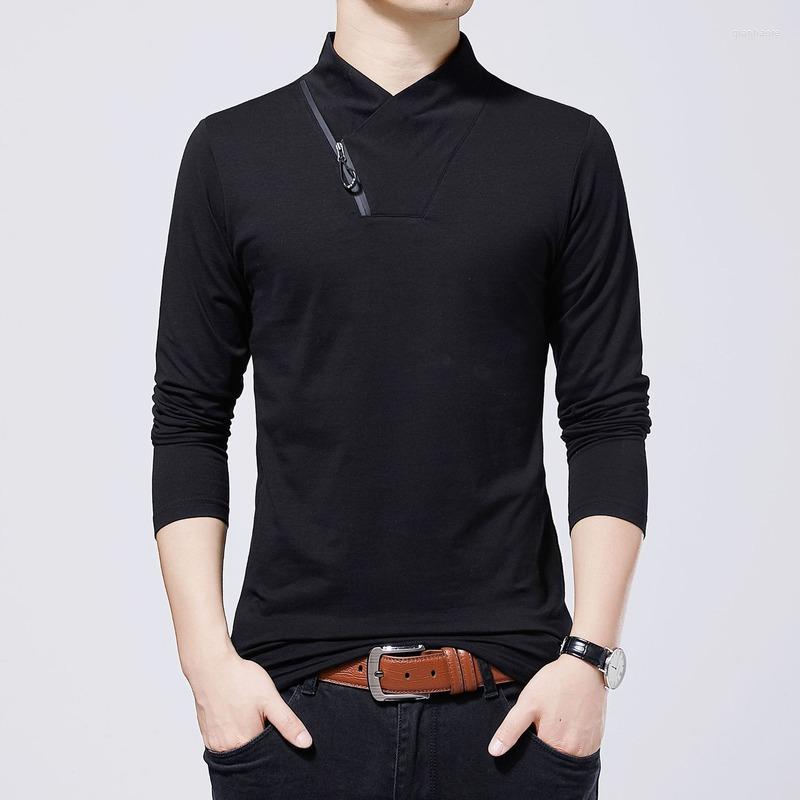 Men's T Shirts Long Sleeve Shirt Men 2022 Spring Autumn And Winter Self-cultivation Cotton Zipper Clothes, Black
Men's T Shirts Long Sleeve Shirt Men 2022 Spring Autumn And Winter Self-cultivation Cotton Zipper Clothes, Black