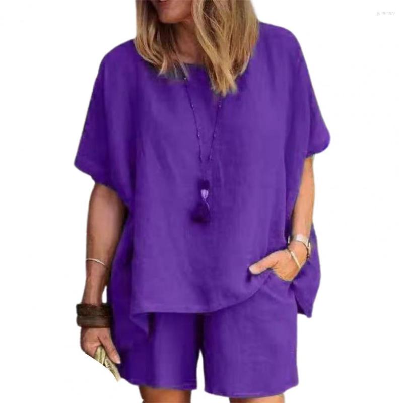 Women's Tracksuits Women Summer Casual Loose Blouse Shorts Suit Solid Color O Neck Short Sleeve Pullover Top Elegant Streetwear Clothes, Blue
Women's Tracksuits Women Summer Casual Loose Blouse Shorts Suit Solid Color O Neck Short Sleeve Pullover Top Elegant Streetwear Clothes, Blue