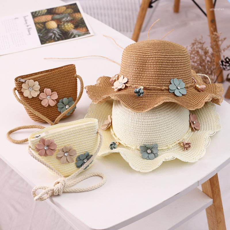 Berets Est Holiday Child Girl Straw Hat And Bag 2pcs A Set Floral Sun Baby Beach Floppy Panama Casquette Gorros Shoulder Bags, Hat pink
Berets Est Holiday Child Girl Straw Hat And Bag 2pcs A Set Floral Sun Baby Beach Floppy Panama Casquette Gorros Shoulder Bags, Hat pink