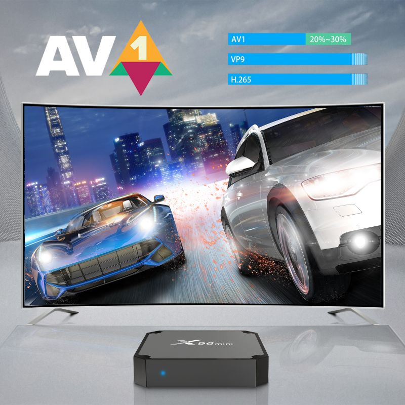 X96 mini Android 11 TV BOX Amlogic S905W Quad Core 2GB 16GB 1GB 8GB Suppot H.265 UHD 4K 2.4GHz 5.8G WiFi Set-top box