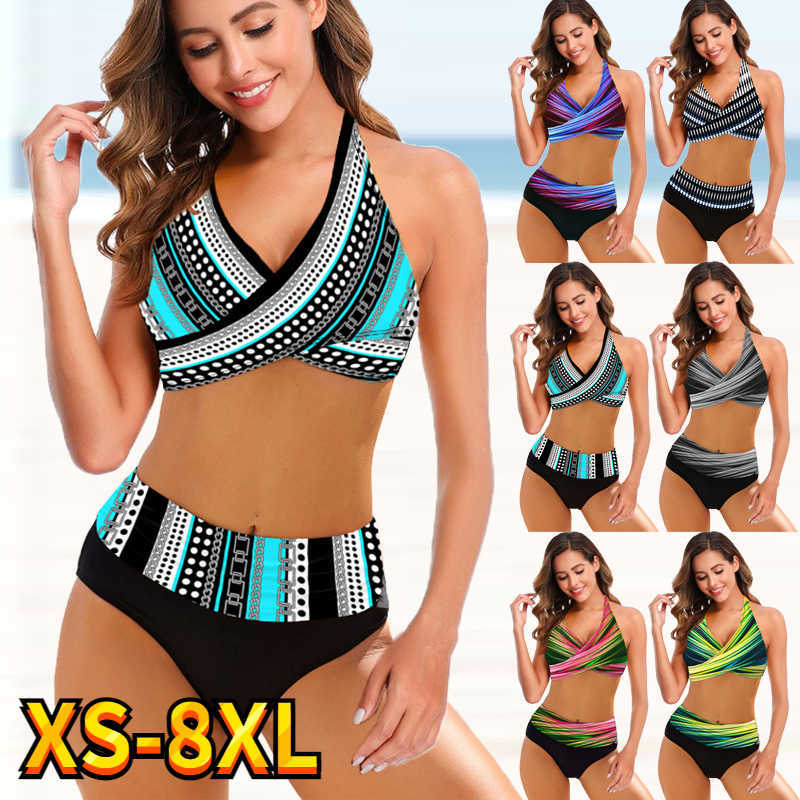 Bras Sets 2022 High Waist Bikini Woman Swimsuit Two Piece Set Bikini Set Sexy Beach Wear Swim Suit Female Swimwear Loose Bathing Suit T221206, 8240-black
Bras Sets 2022 High Waist Bikini Woman Swimsuit Two Piece Set Bikini Set Sexy Beach Wear Swim Suit Female Swimwear Loose Bathing Suit T221206, 8240-black