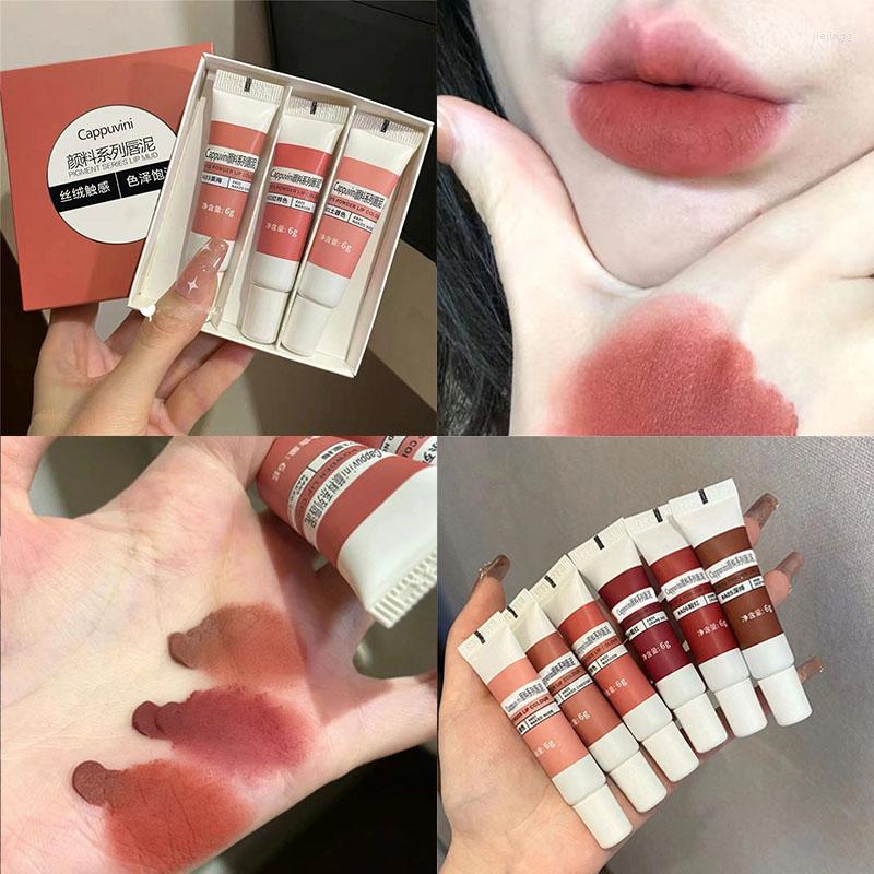 Lip Gloss Three Scouts 3 Colors Lipstick Velvet Matte Set Liquid Waterproof Nude Long Lasting Sexy Women Tint Mud C, 01-cappuvini-1pcs
Lip Gloss Three Scouts 3 Colors Lipstick Velvet Matte Set Liquid Waterproof Nude Long Lasting Sexy Women Tint Mud C, 01-cappuvini-1pcs