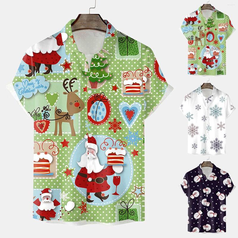 Men' Casual Shirts Men Short Sleeve Autumn Winter Christmas 3D Printed Fashion Top Blouse, Green
Men' Casual Shirts Men Short Sleeve Autumn Winter Christmas 3D Printed Fashion Top Blouse, Green