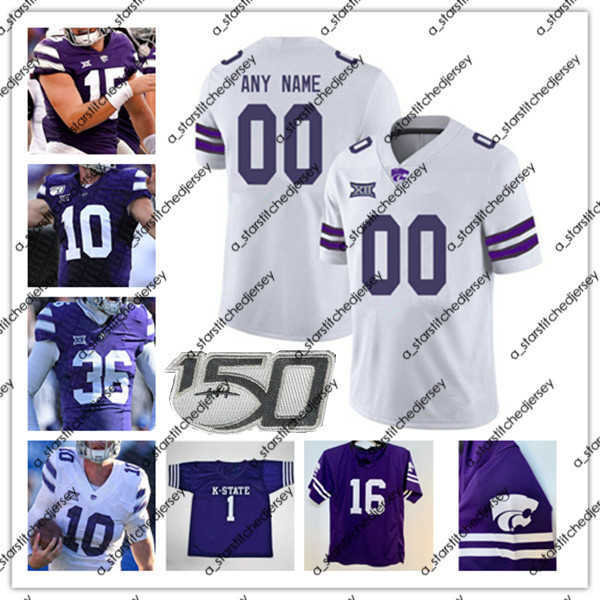 American College Football Wear Custom Kansas State Wildcats KSU College Football Jersey Skylar Thompson Will Howard Jaren Lewis Deuce Vaughn Joe Ervin Phillip Broo, Men white with 150th
American College Football Wear Custom Kansas State Wildcats KSU College Football Jersey Skylar Thompson Will Howard Jaren Lewis Deuce Vaughn Joe Ervin Phillip Broo, Men white with 150th