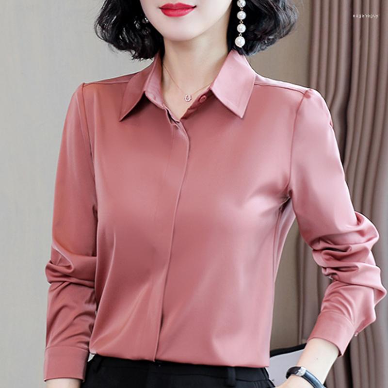 Women's Blouses Long Sleeve Blouse Women Blusas Mujer De Moda 2022 Turn Down Collar Office Shirt Tops Clothing Blusa E139, White
Women's Blouses Long Sleeve Blouse Women Blusas Mujer De Moda 2022 Turn Down Collar Office Shirt Tops Clothing Blusa E139, White