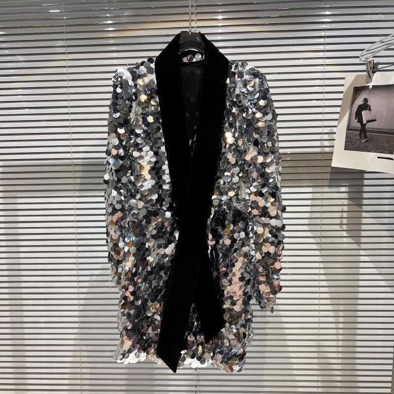 Women' Trench Coats Luxury Spring Fall V-Neck Beaded Cardigan Streetwear Celebrities All Over Sequins Velvet Splicing Jacket Mid Length, Silver
Women' Trench Coats Luxury Spring Fall V-Neck Beaded Cardigan Streetwear Celebrities All Over Sequins Velvet Splicing Jacket Mid Length, Silver