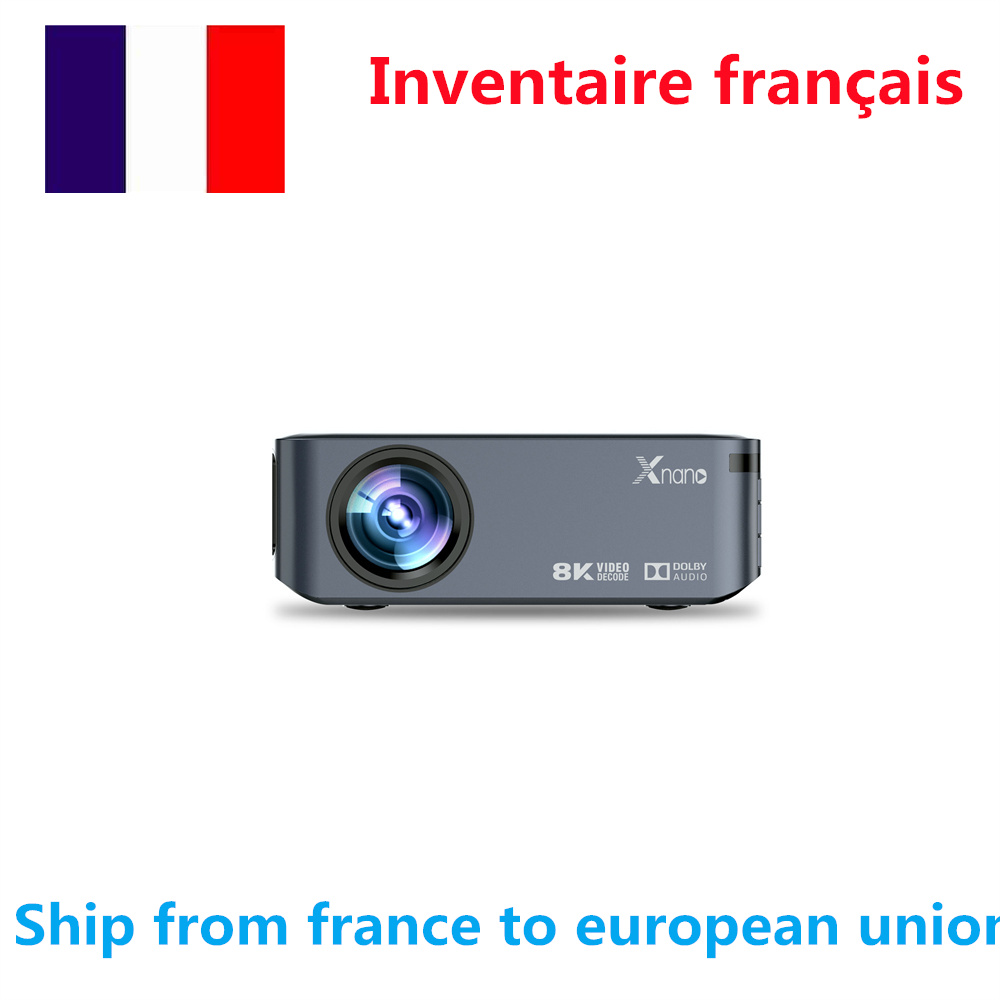 Ship from france XNANO X1 LED projector Android 9 os amlogic T972 quad core 8K 1080P 2.4g/5ghz dual wifi 2T2R BT 2GB RAM 16GB ROM
