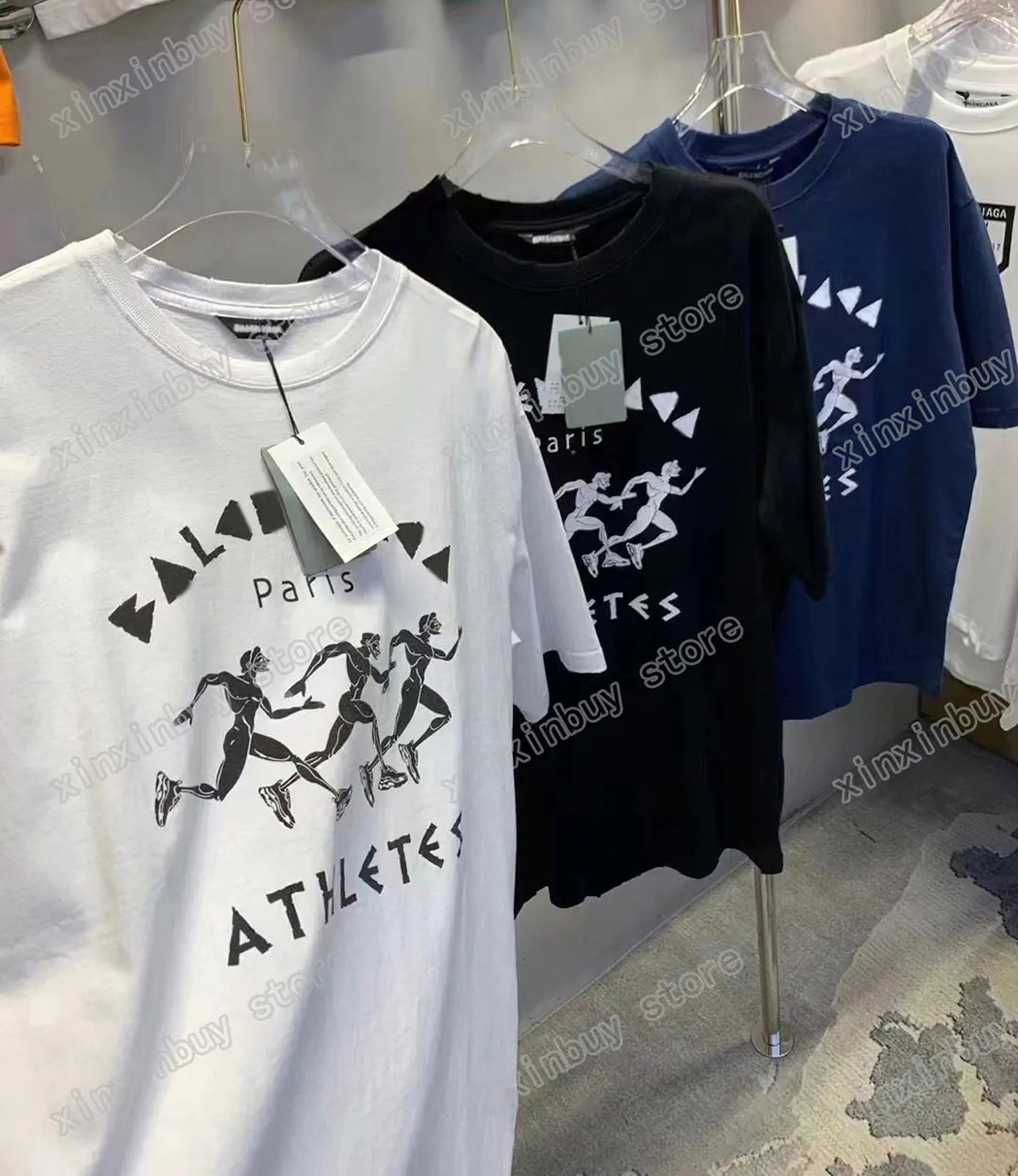 xinxinbuy Men designer destroyed Tee t shirt paris marathon letters print short sleeve cotton women blue white black XS-L
xinxinbuy Men designer destroyed Tee t shirt paris marathon letters print short sleeve cotton women blue white black XS-L