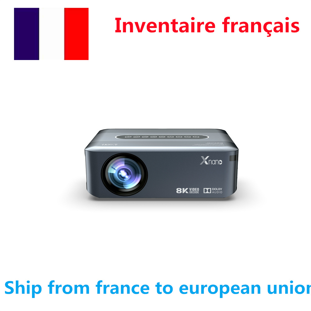Ship from france XNANO X1 LED projector Android 9 os amlogic T972 quad core 8K 1080P 2.4g/5ghz dual wifi 2T2R BT 2GB RAM 16GB ROM