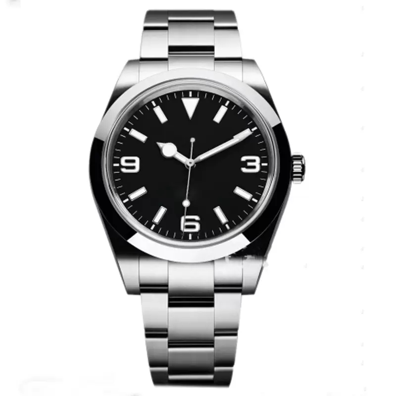 40mm Automatic Mechanical Movement Wristwatch Air King Series Stainless Steel Folding Buckle Montre De Luxe Waterproof, 1piece(random color)
40mm Automatic Mechanical Movement Wristwatch Air King Series Stainless Steel Folding Buckle Montre De Luxe Waterproof, 1piece(random color)