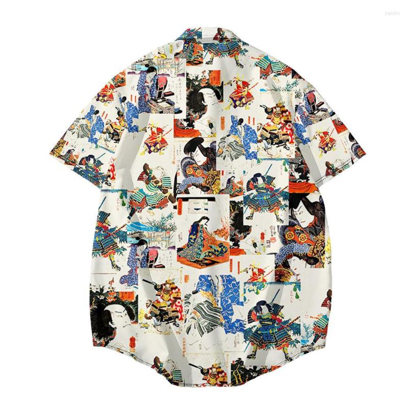 Men's Casual Shirts Short-Sleeved Summer Printing Japanese Style Loose Plus Large Size Shirt Men's Hawaii Beach Vacation, Ga01644
Men's Casual Shirts Short-Sleeved Summer Printing Japanese Style Loose Plus Large Size Shirt Men's Hawaii Beach Vacation, Ga01644