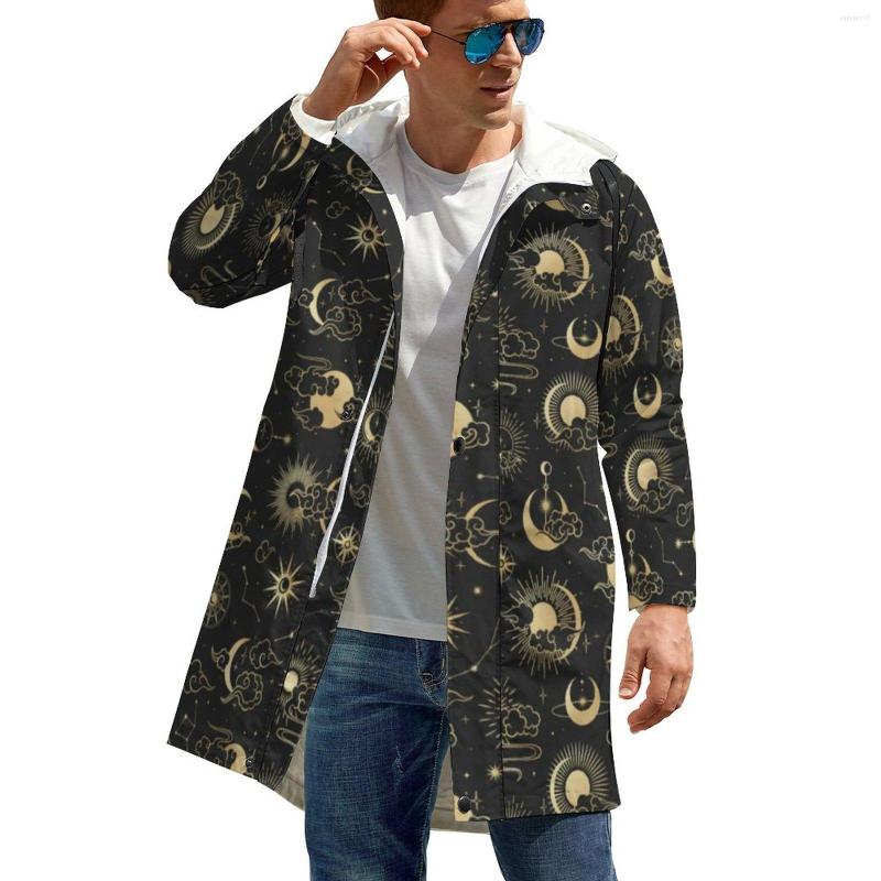 Men' Trench Coats Gold Moon Star Sun Astrology Art Outdoor Casual Windbreak Male Printed Modern Windproof Autumn Jackets 4XL 5XL 6XL, Style-7
Men' Trench Coats Gold Moon Star Sun Astrology Art Outdoor Casual Windbreak Male Printed Modern Windproof Autumn Jackets 4XL 5XL 6XL, Style-7