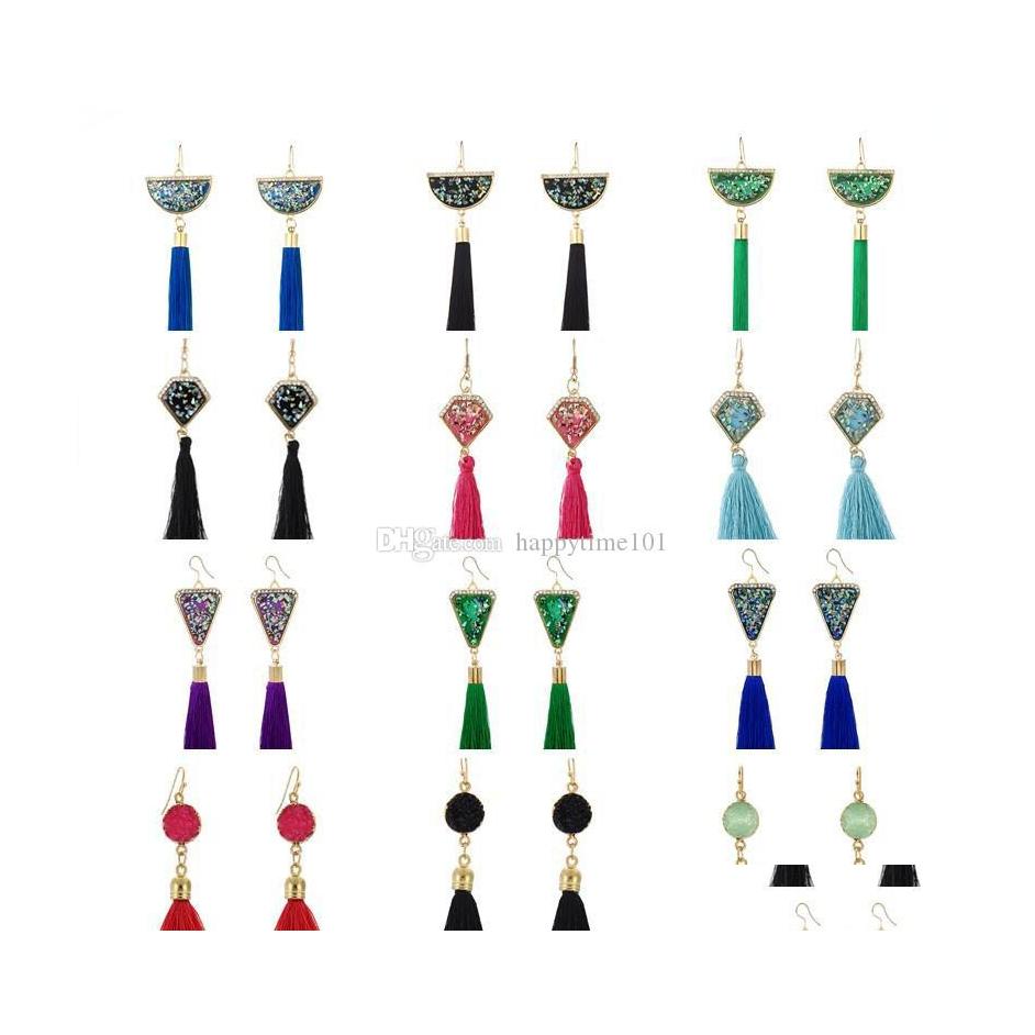 Charm 4 Styles Crystal Triangle Shell Effects Round Druzy Drusy Earrings Gold Plated Geometry Lines Tassel Charms Women Drop Deliver Dhlsi
Charm 4 Styles Crystal Triangle Shell Effects Round Druzy Drusy Earrings Gold Plated Geometry Lines Tassel Charms Women Drop Deliver Dhlsi