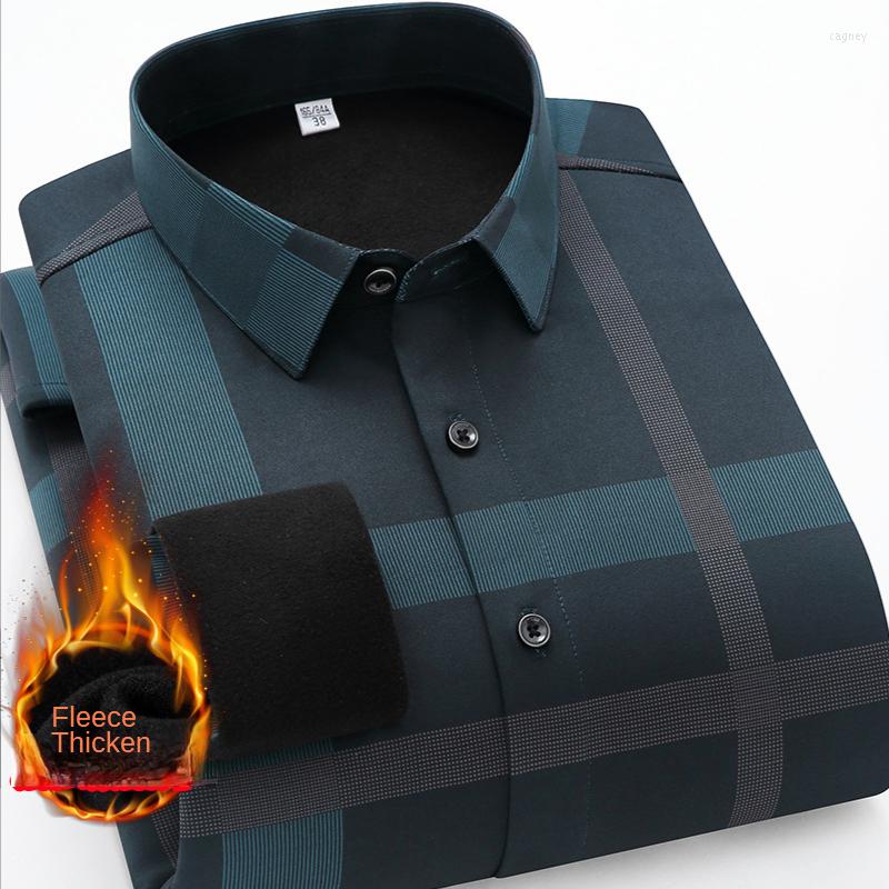 Men's Dress Shirts Mens Business Casual Plaid Autumn Winter Fleece Thicken Warm Long Sleeve High Qauality Formal, Black
Men's Dress Shirts Mens Business Casual Plaid Autumn Winter Fleece Thicken Warm Long Sleeve High Qauality Formal, Black