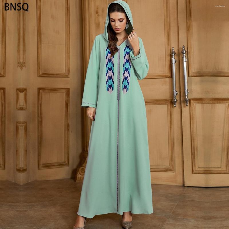 Ethnic Clothing Wepbel Eid Abaya Women Fashion Muslim Dress Arabic Long Sleeve Embroidered Casual Hooded Robe Turkey Kaftan
Ethnic Clothing Wepbel Eid Abaya Women Fashion Muslim Dress Arabic Long Sleeve Embroidered Casual Hooded Robe Turkey Kaftan