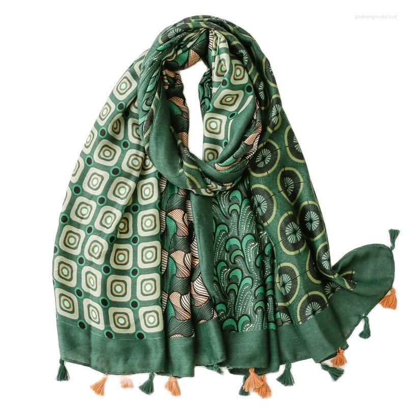 Scarves Exotic Cashew Nut Color Matching Long Towel Satin Cotton Lady's Autumn And Winter Scarf Linen Handle Sunscreen Shawl
Scarves Exotic Cashew Nut Color Matching Long Towel Satin Cotton Lady's Autumn And Winter Scarf Linen Handle Sunscreen Shawl