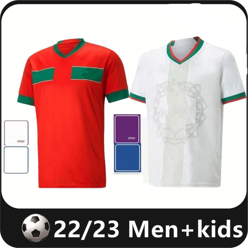 2022 Moroccan soccer jerseys HAKIMI Maillot marocain ZIYECH EN-NESYRI football shirts men Kids kit HARIT SAISS IDRISSI BOUFAL jersey Maroc national team shirt 22 23
2022 Moroccan soccer jerseys HAKIMI Maillot marocain ZIYECH EN-NESYRI football shirts men Kids kit HARIT SAISS IDRISSI BOUFAL jersey Maroc national team shirt 22 23