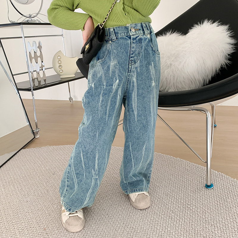 Trousers Autumn Children fashion Tie dyed denim wide leg pants Boys and girls loose jeans 2 8Y 221207, Blue
Trousers Autumn Children fashion Tie dyed denim wide leg pants Boys and girls loose jeans 2 8Y 221207, Blue