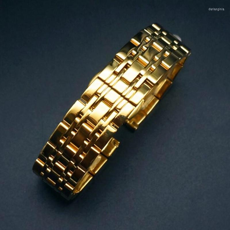 Watch Bands 12-24mm Band Strap Stainless Steel 7 Beads Butterfly Clasp Watchband Bracelet For Men Mechanical Watches Quartz
Watch Bands 12-24mm Band Strap Stainless Steel 7 Beads Butterfly Clasp Watchband Bracelet For Men Mechanical Watches Quartz