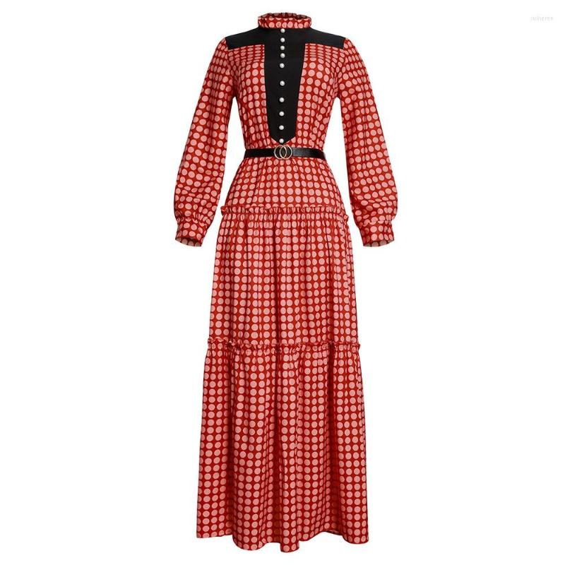 Ethnic Clothing Fashionable Muslim Women's Long Skirt Beaded Polka Dot Cake France Poland Abaya Mosque Islamic Casual Dress
Ethnic Clothing Fashionable Muslim Women's Long Skirt Beaded Polka Dot Cake France Poland Abaya Mosque Islamic Casual Dress