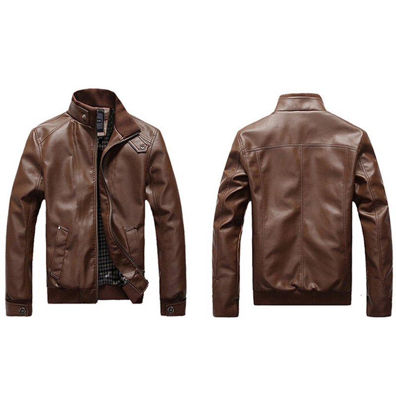 Men's Jackets Mens Leather Men Jacket High Quality Classic Motorcycle Bike Cowboy Male Plus Thick Coats S-2XL 221206