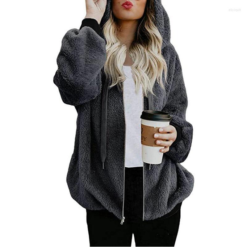 Women' Jackets Autumn Winter Warm For Women Fashion Plush Placket Zipper Hoodie Pocket Loose Casual Coat Sport Young Woman Clothing
Women' Jackets Autumn Winter Warm For Women Fashion Plush Placket Zipper Hoodie Pocket Loose Casual Coat Sport Young Woman Clothing