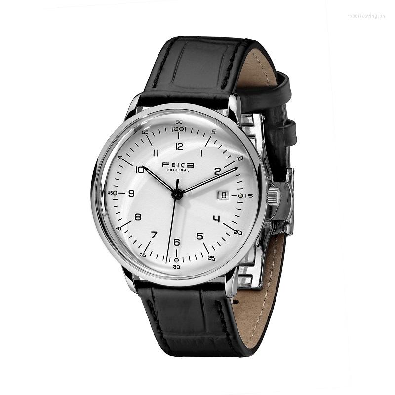 Wristwatches FEICE Men's Bauhaus Ultra Thin Automatic Watch Analog Mechanical Waterproof Mens Fashion Watches Luxury Casual Dress, Milan belt
Wristwatches FEICE Men's Bauhaus Ultra Thin Automatic Watch Analog Mechanical Waterproof Mens Fashion Watches Luxury Casual Dress, Milan belt