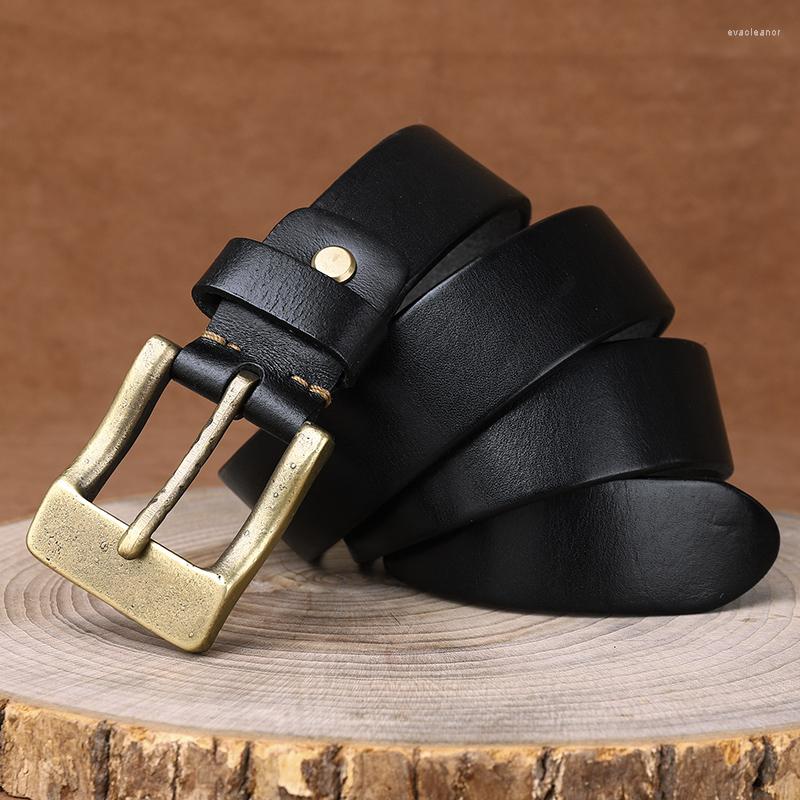 Belts 3.8cm Width Detachable Pin Buckle Men Genuine Leather Belt Designer Waist Strap Male For Jeans Retro Cintos Masculino G219, Black
Belts 3.8cm Width Detachable Pin Buckle Men Genuine Leather Belt Designer Waist Strap Male For Jeans Retro Cintos Masculino G219, Black