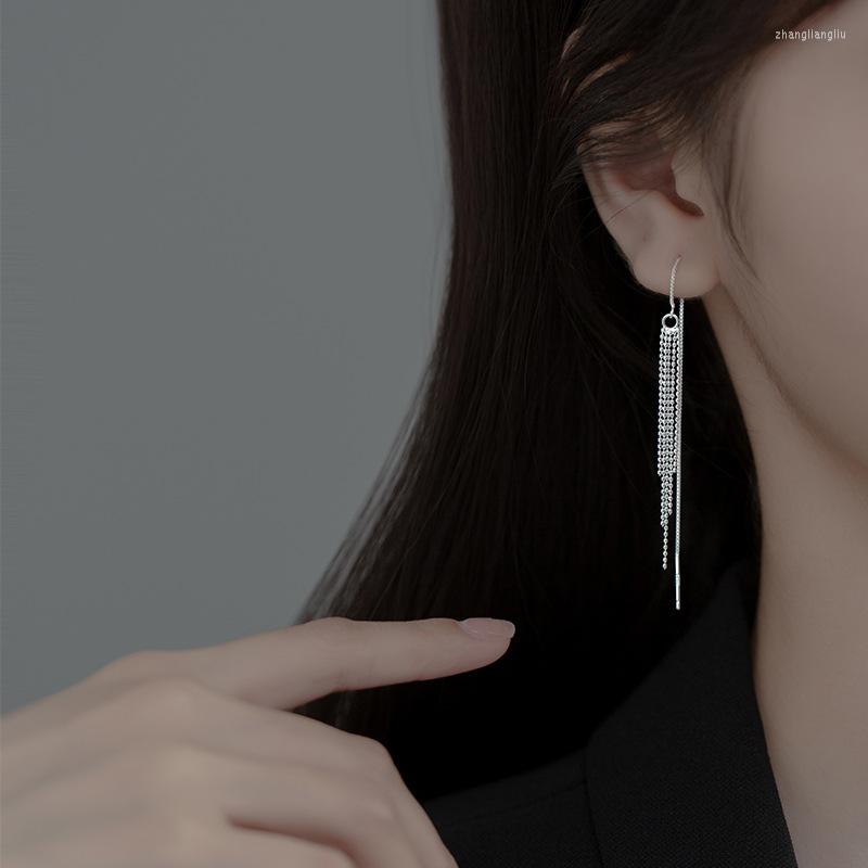 Dangle Earrings Bohi Real. 925 Sterling Silver Ear-Bone Threader Pull Through Beads Tassel Piercing Ear C-M00089
Dangle Earrings Bohi Real. 925 Sterling Silver Ear-Bone Threader Pull Through Beads Tassel Piercing Ear C-M00089