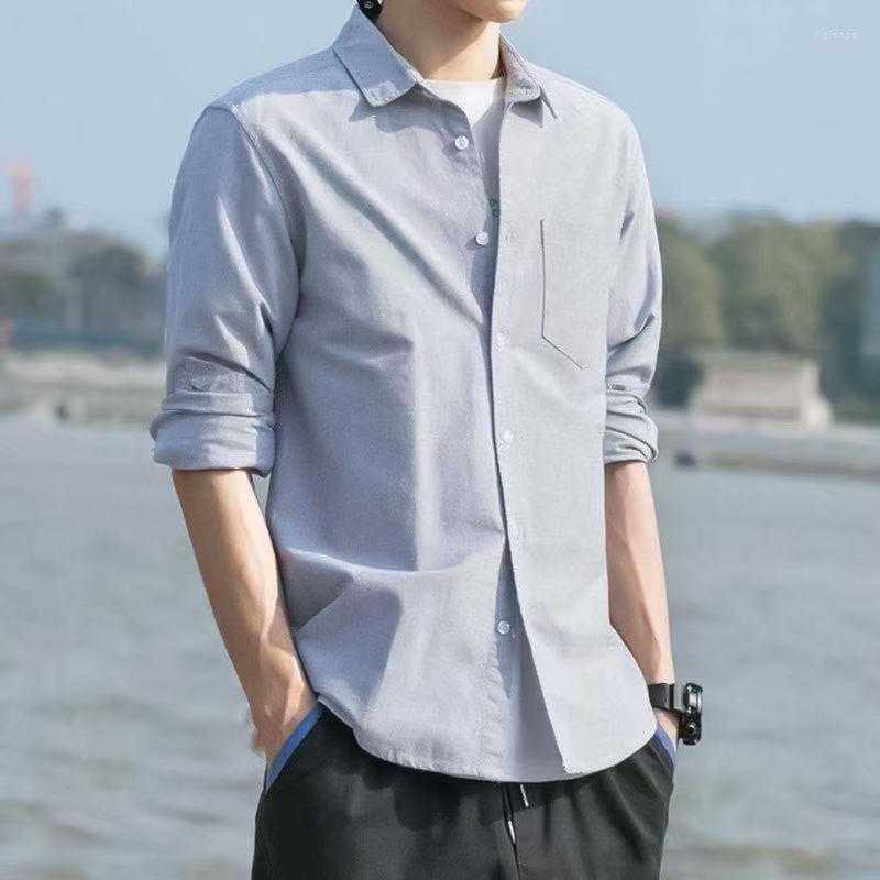 Men's Casual Shirts Spring Autumn Solid Men Shirt Male Clothing Slim Fit Oxford Cotton Long Sleeve Fashion Brand -5XL Q185, Blue
Men's Casual Shirts Spring Autumn Solid Men Shirt Male Clothing Slim Fit Oxford Cotton Long Sleeve Fashion Brand -5XL Q185, Blue