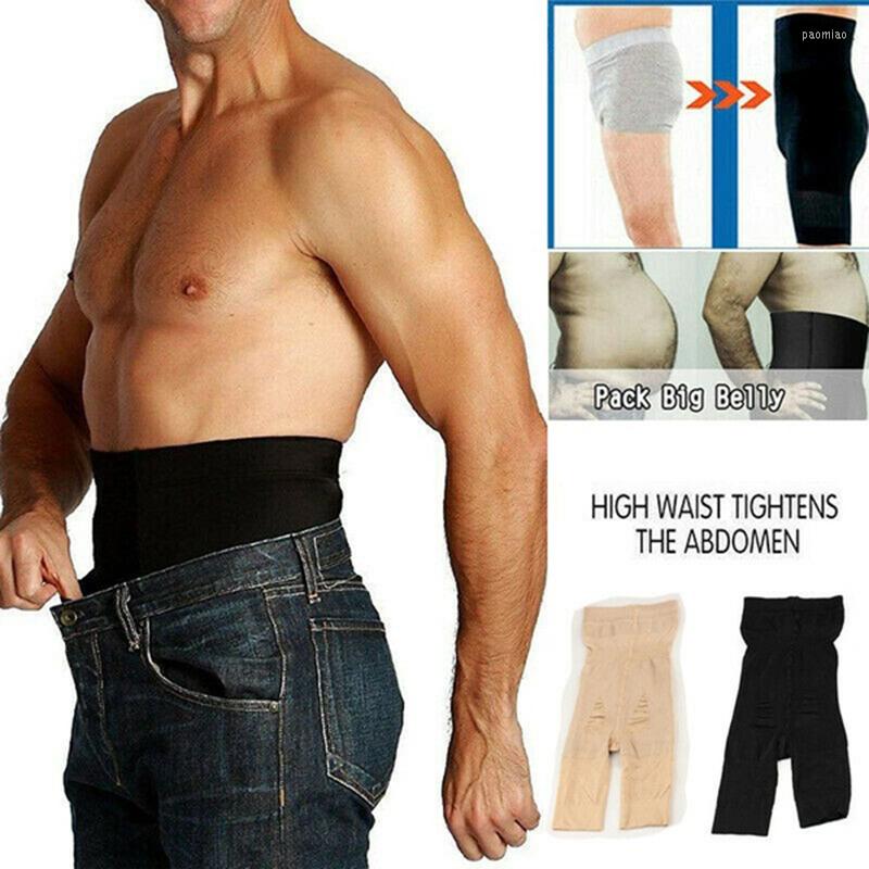 Men's Body Shapers Mens Underwear Compression Pants Waist Trainer Belly Control Slimming Shapewear Seamless Boxer Briefs High Boxersh