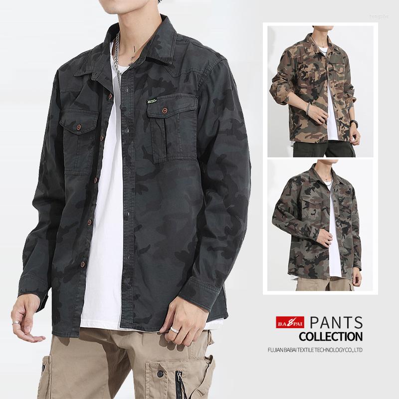 Men's Casual Shirts Men's Camouflage Tooling Long Sleeve Shirt In Autumn Cotton Multi-pocket American Outdoor Oversize Fishing, Gray
Men's Casual Shirts Men's Camouflage Tooling Long Sleeve Shirt In Autumn Cotton Multi-pocket American Outdoor Oversize Fishing, Gray