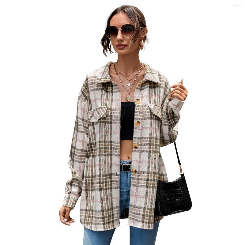 Women's Blouses Warm Plaid Shirt 2022 Autumn And Winter Harajuku Cardigan Single-breasted Long-sleeved Cotton Lapel, Picture shown
Women's Blouses Warm Plaid Shirt 2022 Autumn And Winter Harajuku Cardigan Single-breasted Long-sleeved Cotton Lapel, Picture shown