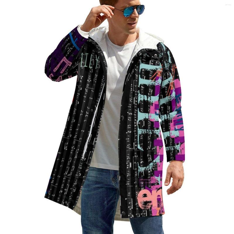 Men' Trench Coats Colorful Letter Print Autumn Casual Jackets Music Notes Street Fashion Zip Man Design Classic Windbreak Birthday Present, Style-10
Men' Trench Coats Colorful Letter Print Autumn Casual Jackets Music Notes Street Fashion Zip Man Design Classic Windbreak Birthday Present, Style-10