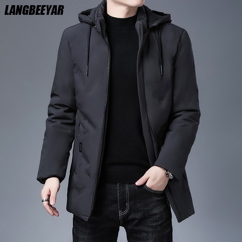 Mens Down Parkas Top Quality Brand Hooded Casual Fashion Long Thicken Outwear Jacket Winter Windbreaker Coats Clothing 221207, Black
Mens Down Parkas Top Quality Brand Hooded Casual Fashion Long Thicken Outwear Jacket Winter Windbreaker Coats Clothing 221207, Black