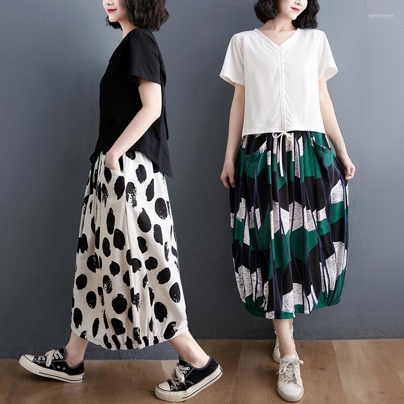 Work Dresses Half Skirt Suit Women Summer Loose Large Size Fashion V-neck Drawstring Top Elastic Waist Casual Two-piece, White s680
Work Dresses Half Skirt Suit Women Summer Loose Large Size Fashion V-neck Drawstring Top Elastic Waist Casual Two-piece, White s680