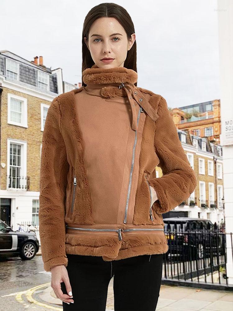 Women' Leather Giolshon Winter Women Faux Jackets Thick Warm Suede Coats Chic Fur Coat Motorcycle Biker Jacket Outwear Top, Black
Women' Leather Giolshon Winter Women Faux Jackets Thick Warm Suede Coats Chic Fur Coat Motorcycle Biker Jacket Outwear Top, Black