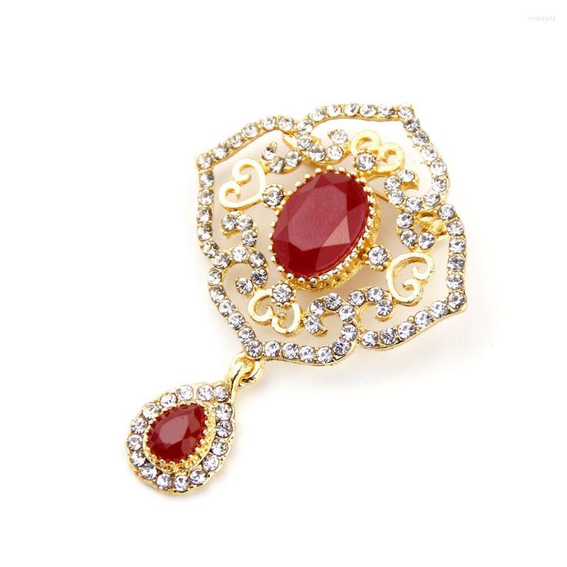 Brooches Sunspicems Morocco Women Crystal Brooch 18K Gold Color Rhinestone Hollow Arabic Bride Wedding Jewelry Caftan Pins Gift
Brooches Sunspicems Morocco Women Crystal Brooch 18K Gold Color Rhinestone Hollow Arabic Bride Wedding Jewelry Caftan Pins Gift