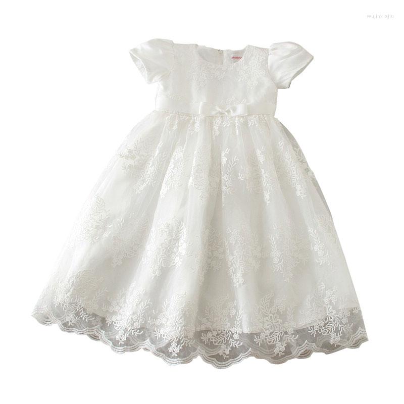 Girl Dresses Ivory Christening Gown For Born Baby Girls Short Sleeve Boutique Lace Flower Baptism Dress Toddler Birthday Baptismal Outfits, Ivory 2
Girl Dresses Ivory Christening Gown For Born Baby Girls Short Sleeve Boutique Lace Flower Baptism Dress Toddler Birthday Baptismal Outfits, Ivory 2