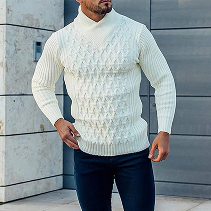 Men s Sweaters Fall Winter Mens Casual Sweater Solid Color Long Sleeve Ribbed Knitted Pullover Tops For Men Fashion Mock Neck 221206, 02 white
Men s Sweaters Fall Winter Mens Casual Sweater Solid Color Long Sleeve Ribbed Knitted Pullover Tops For Men Fashion Mock Neck 221206, 02 white