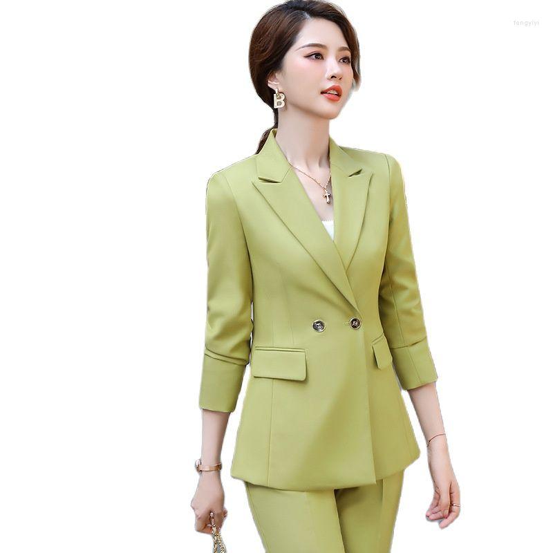 Women' Two Piece Pants Formal Uniform Designs Pantsuits For Women Business Work Wear With Jackets Coat And Autumn Winter OL Blazers, Green
Women' Two Piece Pants Formal Uniform Designs Pantsuits For Women Business Work Wear With Jackets Coat And Autumn Winter OL Blazers, Green