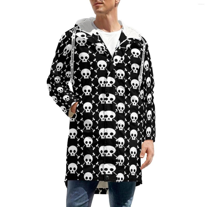 Men' Trench Coats Gothic Skull Warm Casual Men Holloween Print Outerwear Winter Jackets Elegant Custom Zipper Windbreakers Plus Size 4XL, Style-1
Men' Trench Coats Gothic Skull Warm Casual Men Holloween Print Outerwear Winter Jackets Elegant Custom Zipper Windbreakers Plus Size 4XL, Style-1